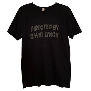 Directed by David Lynch 100% Cotton Bella Canvas T-shirt Tee Size Medium Black